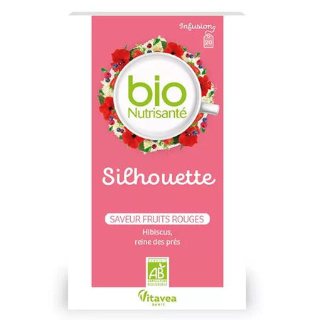 Vitavea BioNutrisanté - Infusion Silhouette - Saveur Fruits Rouges - 20 sachets