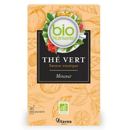Vitavea - Biosnutrisanté - Thé vert saveur exotique - 20 sachets