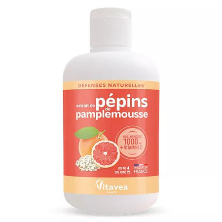 Vitavea Extrait de Pépins de Pamplemousse & Vitamine C Défenses Naturelles 200ml