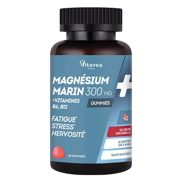 Vitavea Magnésium Vitamines B6, B12 Fatigue Stress Dès 3 ans 45 Gummies