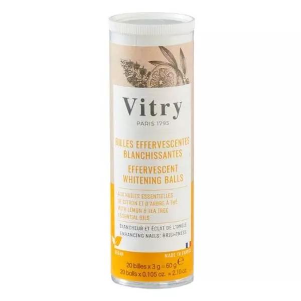 Vitry Nail Care Billes Effervescentes Blancheur et Eclat de l'Ongle 20 billes