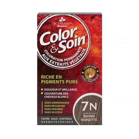 3 Chênes Color & Soin® Haarfarbe Haselnussblond 7N
