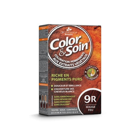 Les 3 Chênes Color & Soin Rouge Feu 9R