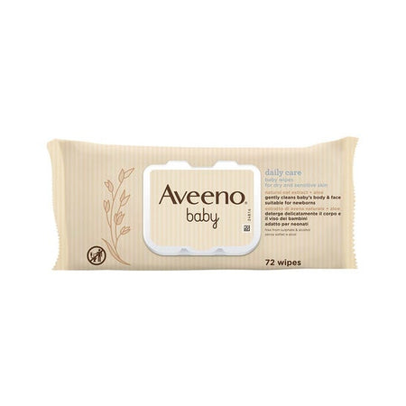 Aveeno Baby lingettes nettoyantes (72 pièces)