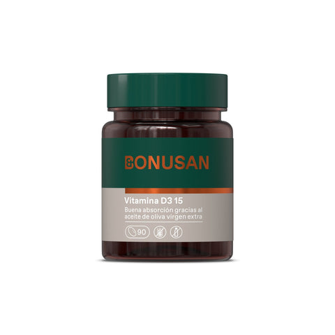 Bonusan Vitamine D3 15mcg (90 gélules)