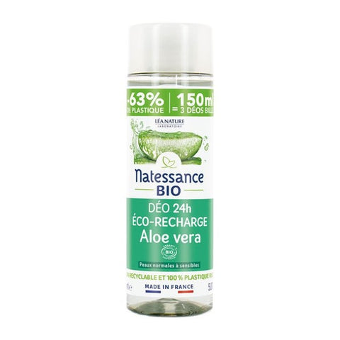 Natessance Bio Nachfüll-Deodorant Aloe Vera (150 ml)