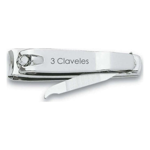 3 CLAVELES Coupe-ongles avec lime 8cm (1 pièce)