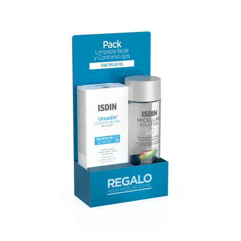 ISDIN Ureadin Pack Augencreme + Mizellenwasser 4 in 1