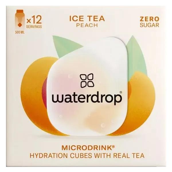 Waterdrop Microdrink Hydratation Thé Glacé Saveur Pêche 12 Cubes Pour Eau