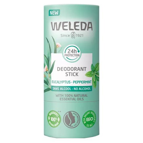 Weleda Déodorant stick Eucalyptus et menthe poivrée (50 g)