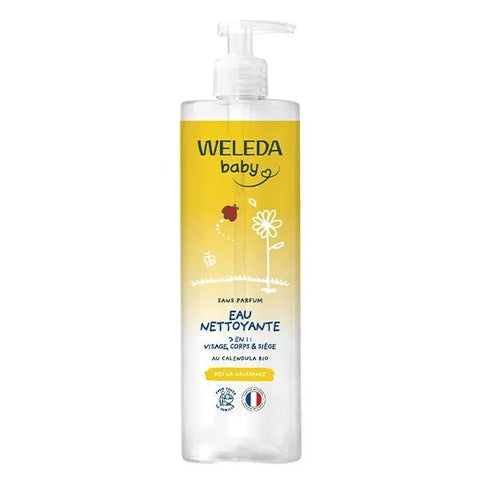 Weleda Baby Calendula Reinigungsfluid ohne Duftstoffe 400 ml