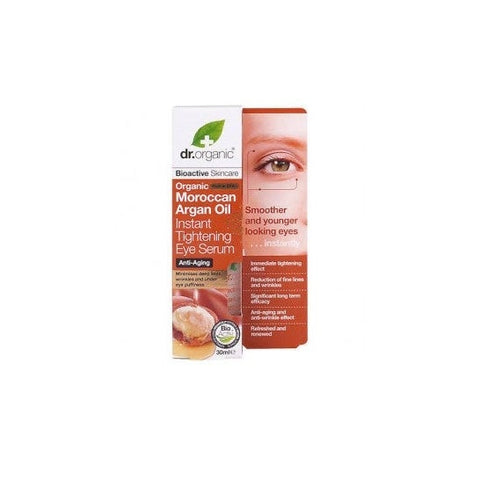 Dr. Organic Sérum contour des yeux Fermeté instantanée à l'huile d'argan (300 ml)