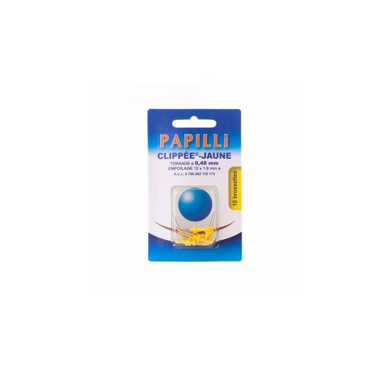 Papilli-Clippee brun jaune 1,9 mm (10)