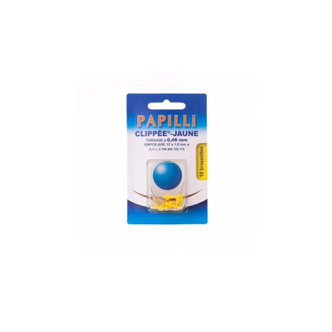 Papilli-Clippee gelbbraun 1,9 mm (10)