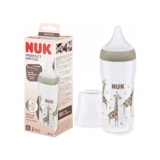 Nuk Perfect Match +6m Débit XL Silicone 360 ml