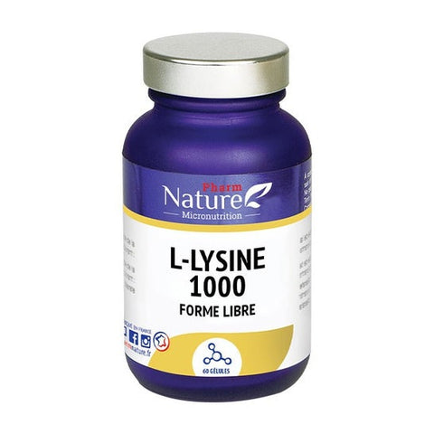 Pharm Nature Micronutrition L-Lysine 1000 60 capsules