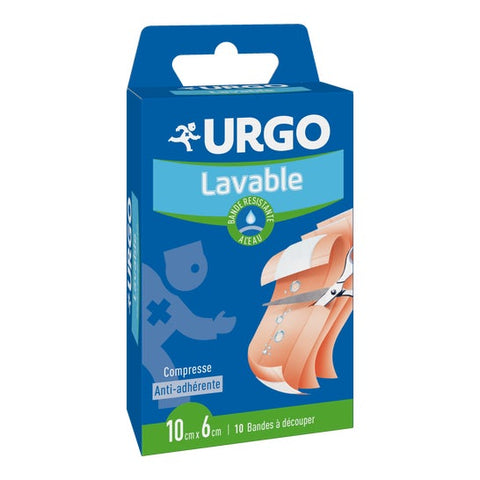 Urgo Lavable 10 Bandes à Découper 10x6cm
