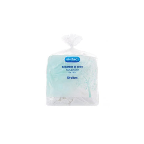 Alvita Wattepads Rechteckig 8X10Cm 200
