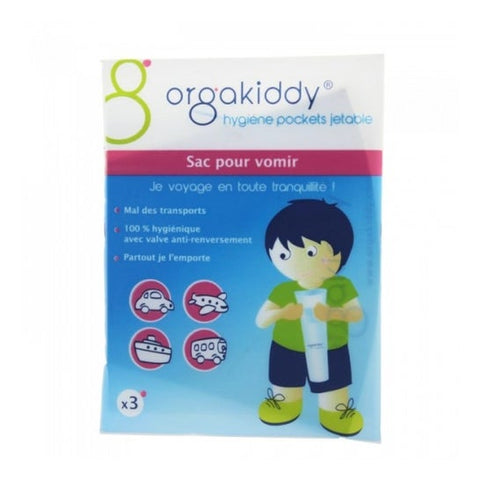 Orgakiddy Sac pour Vomir 3 sacs