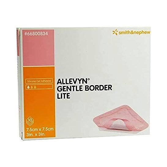Allevyn Gentle Border Lite pansements 15x15cm (10 pièces)