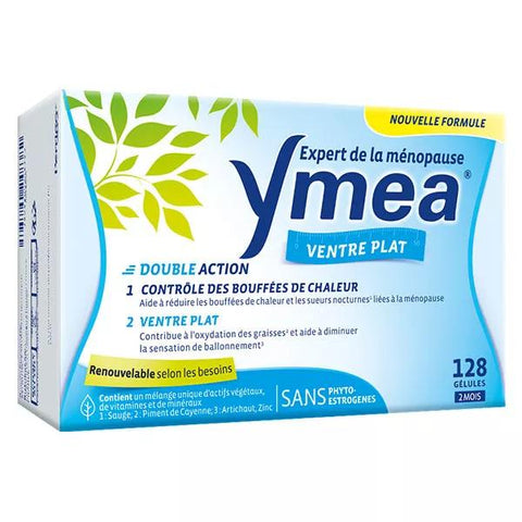 Ymea Menopause Hitzewallungen & Flacher Bauch 128 Kapseln
