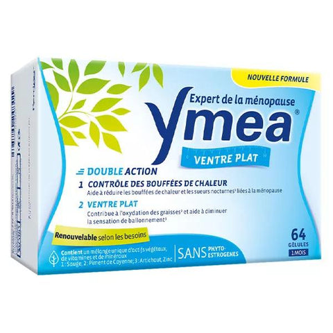 Ymea Menopause Hitzewallungen & Flacher Bauch 64 Kapseln
