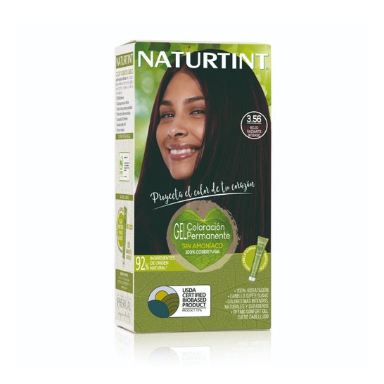 Naturtint coloration capillaire 3.56 Rouge Radiant Intense (1 pièce)