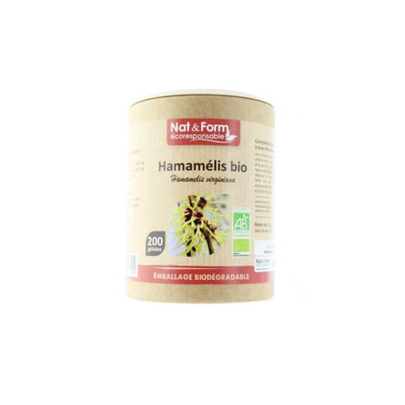 Nat&Form Eco Hamamélis Bio (200 gélules)