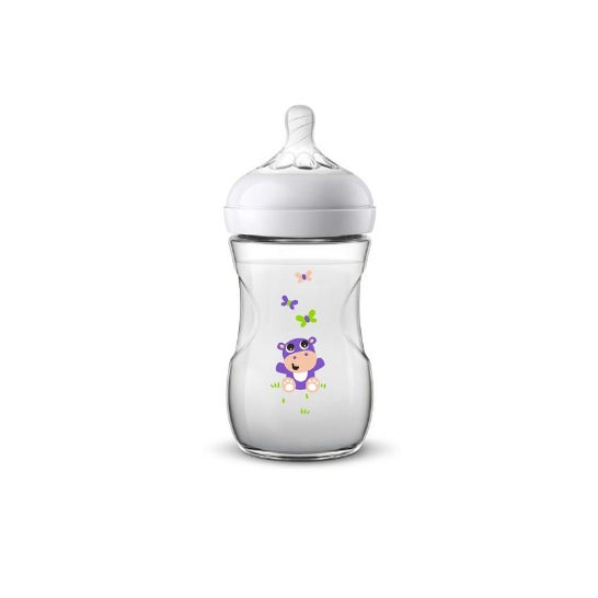 Philips Avent Biberon Natural +1M Hippo (260 ml)