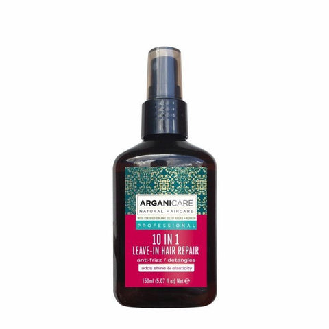 Arganicare 10-en-1 réparation capillaire sans rinçage – Argan et Kératine (150 ml)