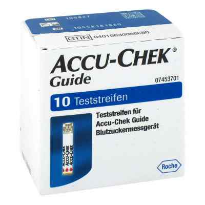 Accu Chek Guide bandelettes de test (1x10 pièces)