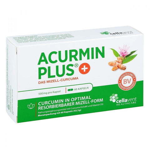 Acurmin Plus Mizellen-Kurkuma-Weichkapseln (60 Kapseln)