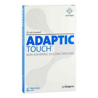 Adaptic Touch 5x7,6 cm nicht-haftender Silikonwundverband (10 Stück)