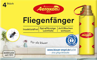 Aeroxon Fliegenfänger (4 Stück)