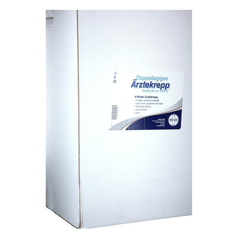 Param GmbH Krepppapier medizinisch 59 cm x 50 m Rolle (9 Stück)