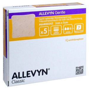 Allevyn Gentle Schaumverband 5x5 cm (5 Stück)