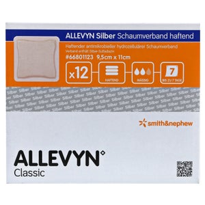 ALLEVYN® SILBER selbsthaftender Schaumverband 9,5x11 cm (12 Stück)