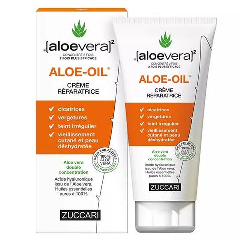 (aloevera)2 Zuccari Aloe Oil Repair Cream 150ml