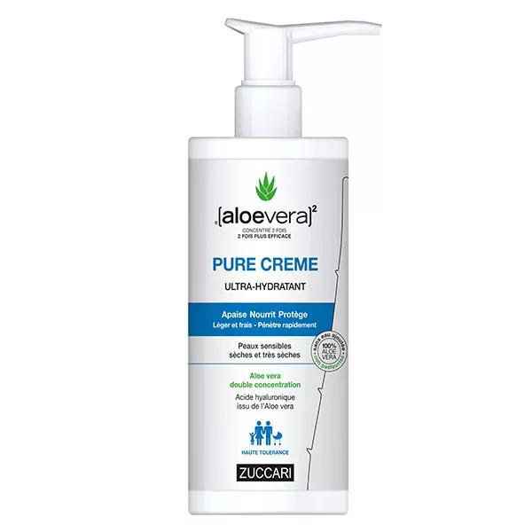 (aloevera)2 Zuccari Pure Crème Ultra-Hydratant (400 ml)