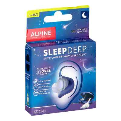 Alpine Sleepdeep bouchons d'oreilles (2 pièces)