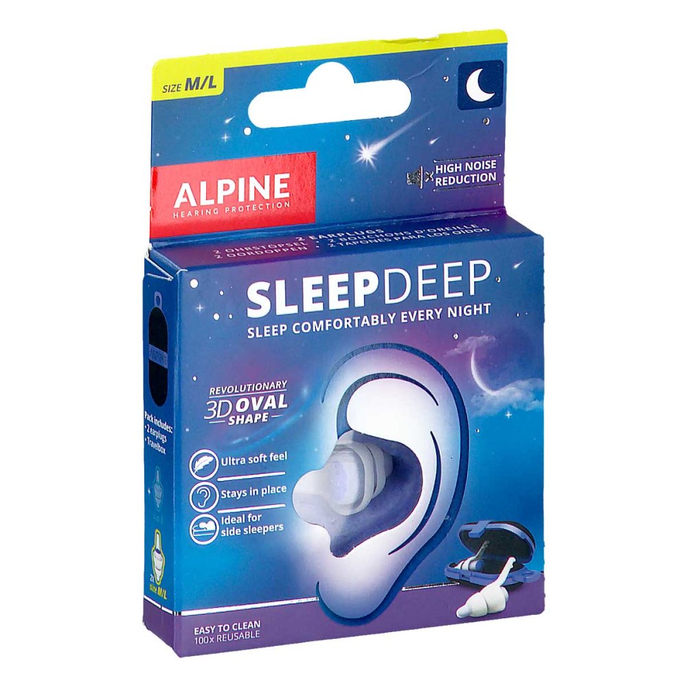 Alpine Sleepdeep bouchons d'oreilles (2 pièces)