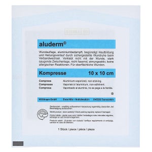 Aluderm compresses 10x10 cm (1 pièce)