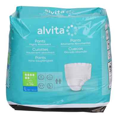 Alvita culottes d'incontinence Super Large (14 pièces)