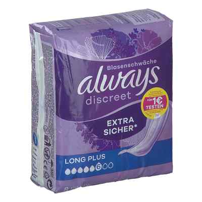 Always Discreet Slipeinlagen bei Blasenschwäche Long Plus (8 Stück)