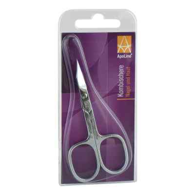 Apoline ciseaux combinés 9 cm chromés (1 pièce)