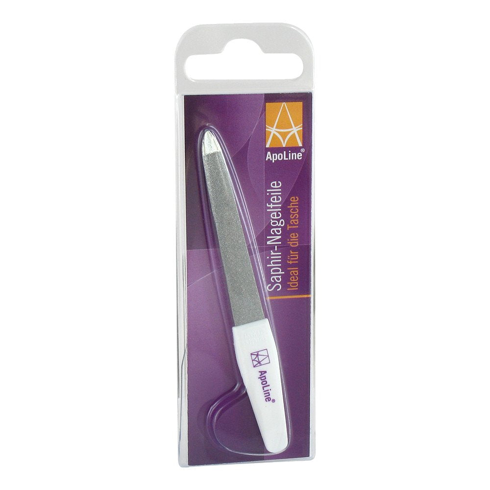 Apoline lime à ongles saphir 10 cm chromée (1 pièce)