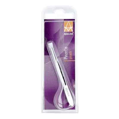 ApoLine Pince à épiler droite 8 cm chromée (1 pièce)