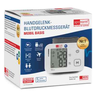 Aponorm Mobil Basis 4G Handgelenk-Blutdruckmessgerät (1 Stück)