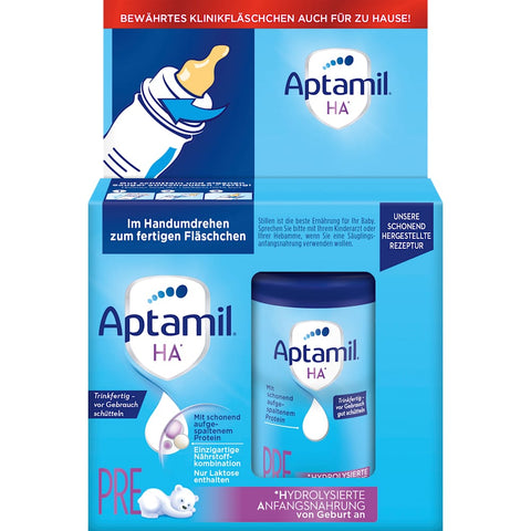 Aptamil Pre HA Anfangsmilch trinkfertig, ab Geburt (2x90 ml, 180 ml)