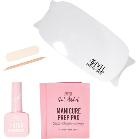 ARDELL UV Manicure Starter Kit, 1-Step Gel Manicure Flower Petal (1 piece)